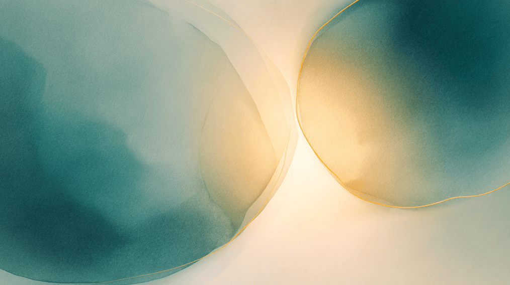 Abstraktes Bild - gesunde Grenzen setzen und Selbstfürsorge